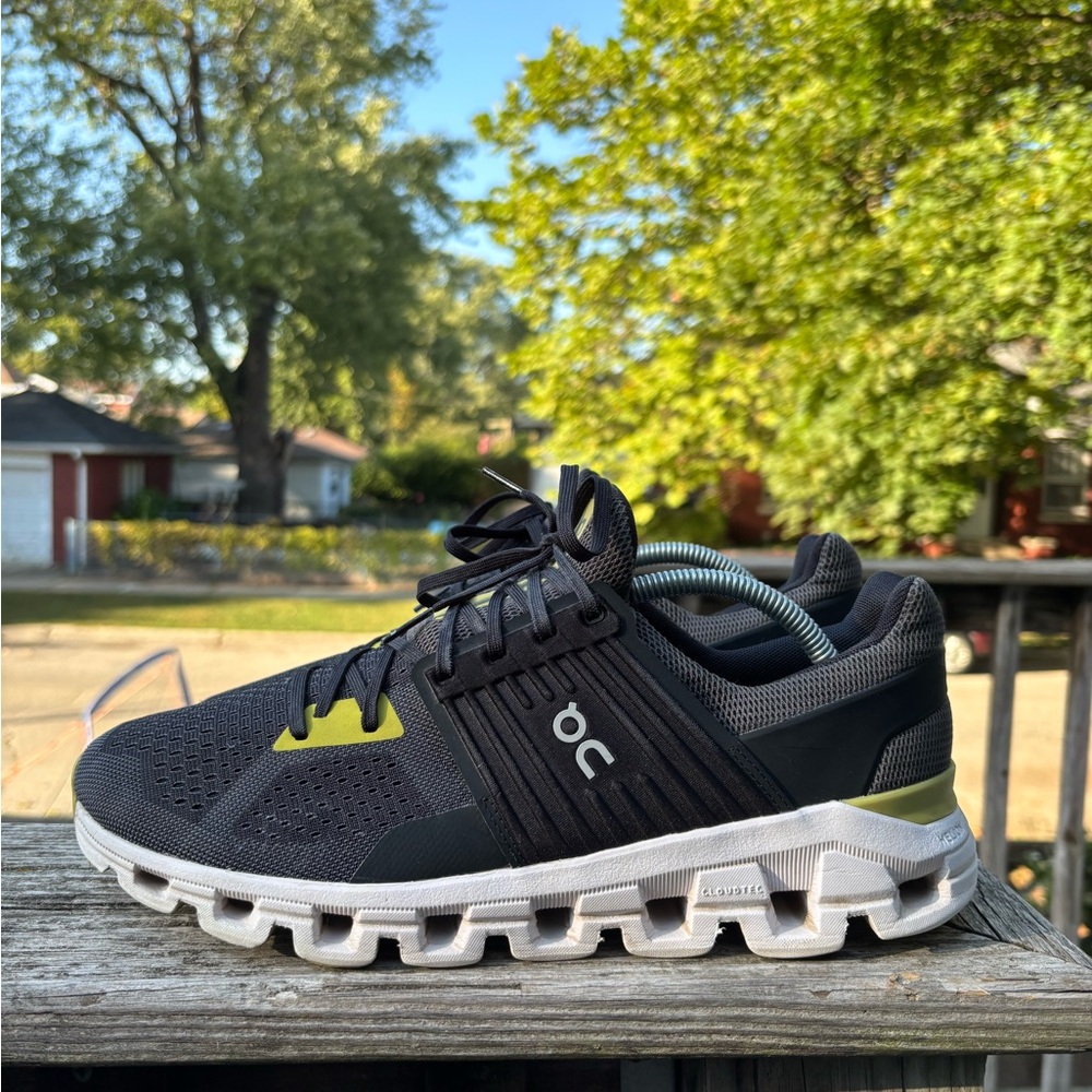 On Cloudswift 41.99227 Mens Size 10.5 Magnet Citron Athletic Running Shoes